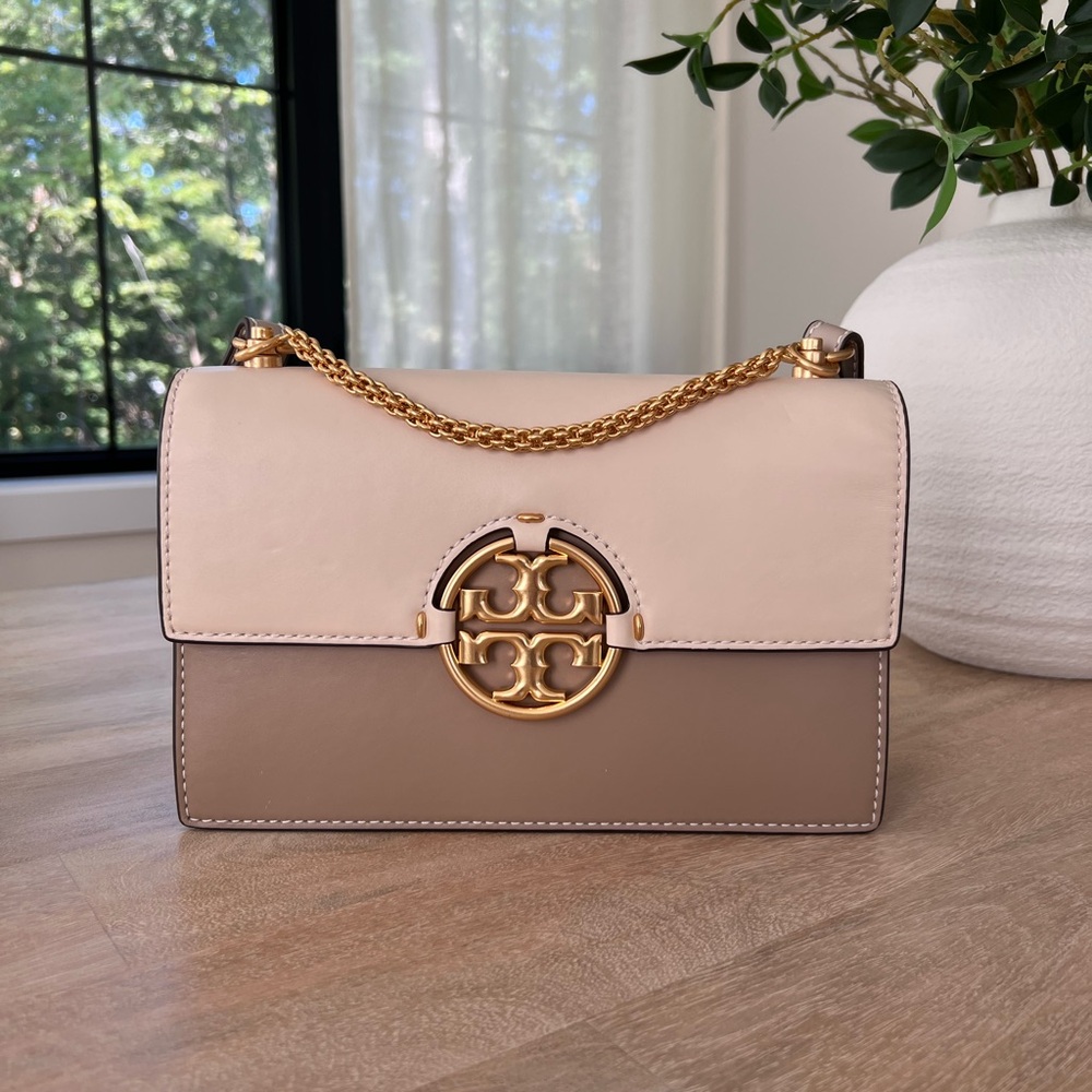 Tory Burch Miller Shoulder Bag Cream
